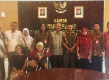 Delegasi IKOHI ketika mendatangi KSP hari Senin, 15 Oktober 2018